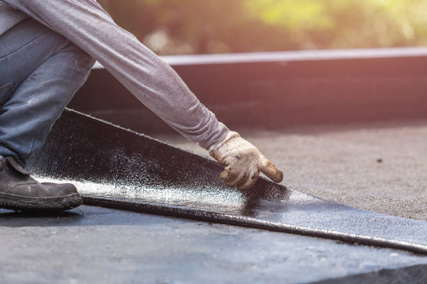 Professional Emergency Waterproofing technician working in Nutley, NJ
